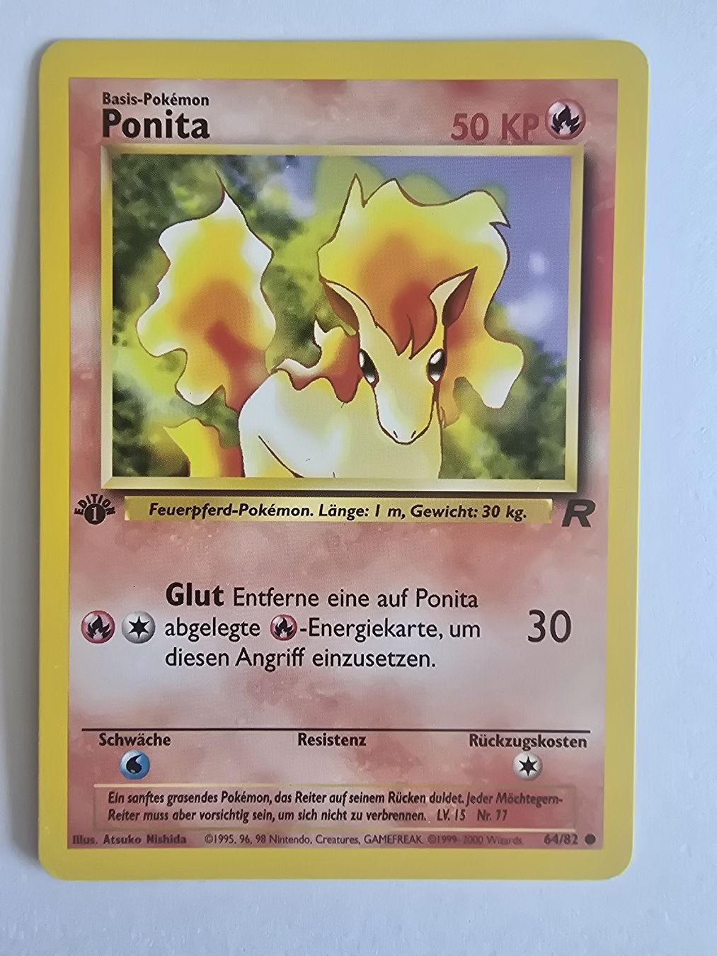 Pokémon Carte collezionabili: Pokemon Ponita, 1Edition, TeamRocket, DE – Usato da Pfäffikon SZ venduto da gmw_8nk9