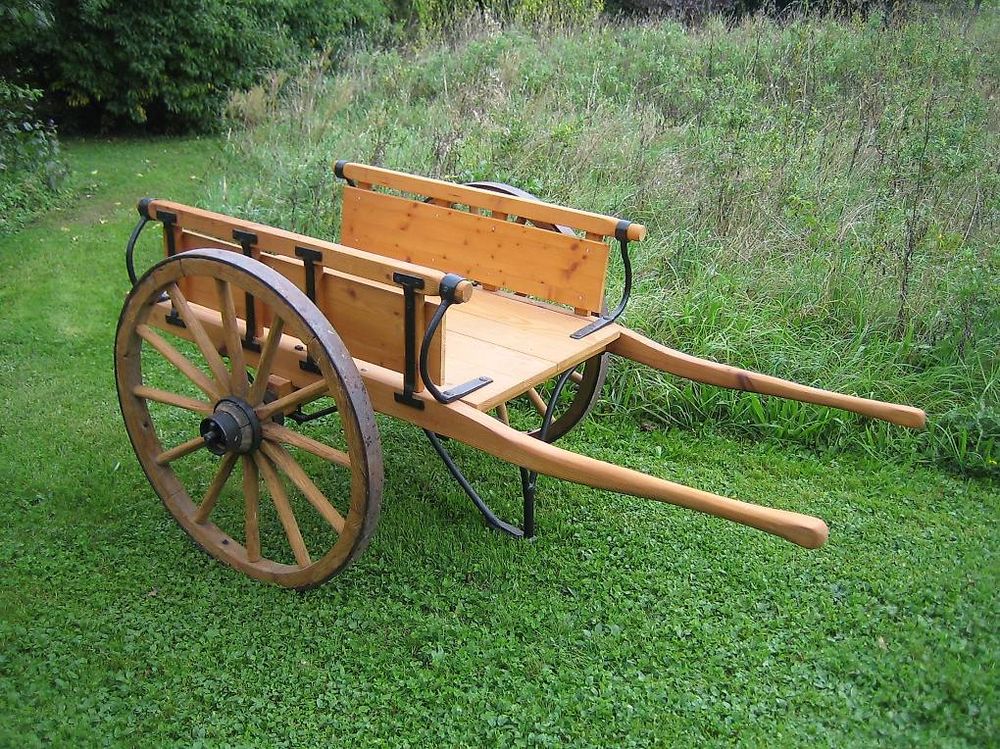 Leiterwagen Holz Gro