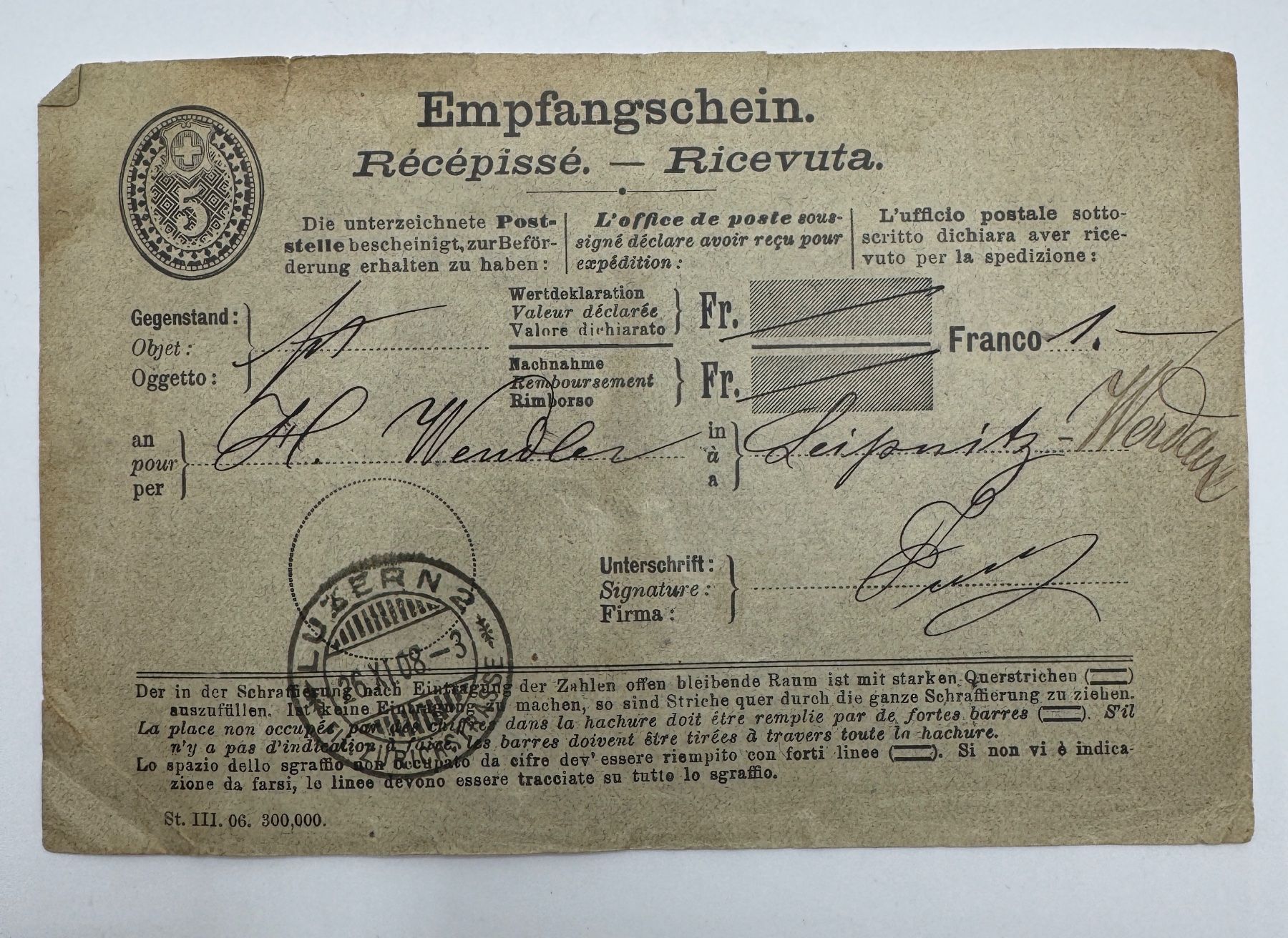 Buste & buste per spedizione: Alte Briefe, Postkarten – Usato da Sachseln venduto da BONATI01 3