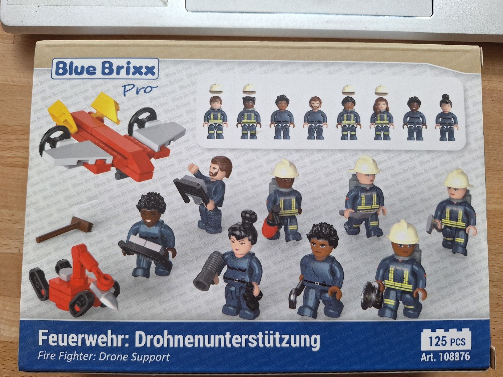 BlueBrixx Baukästen: Blue Brixx pro Feuerwehr: Drohnenunterstützung, 125 Teile – Neu und originalverpackt aus Sempach Station von Feuersalamander69 1