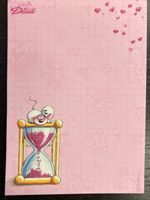 Vintage Diddl-Blatt A6 Nr. 109 Liebessanduhr