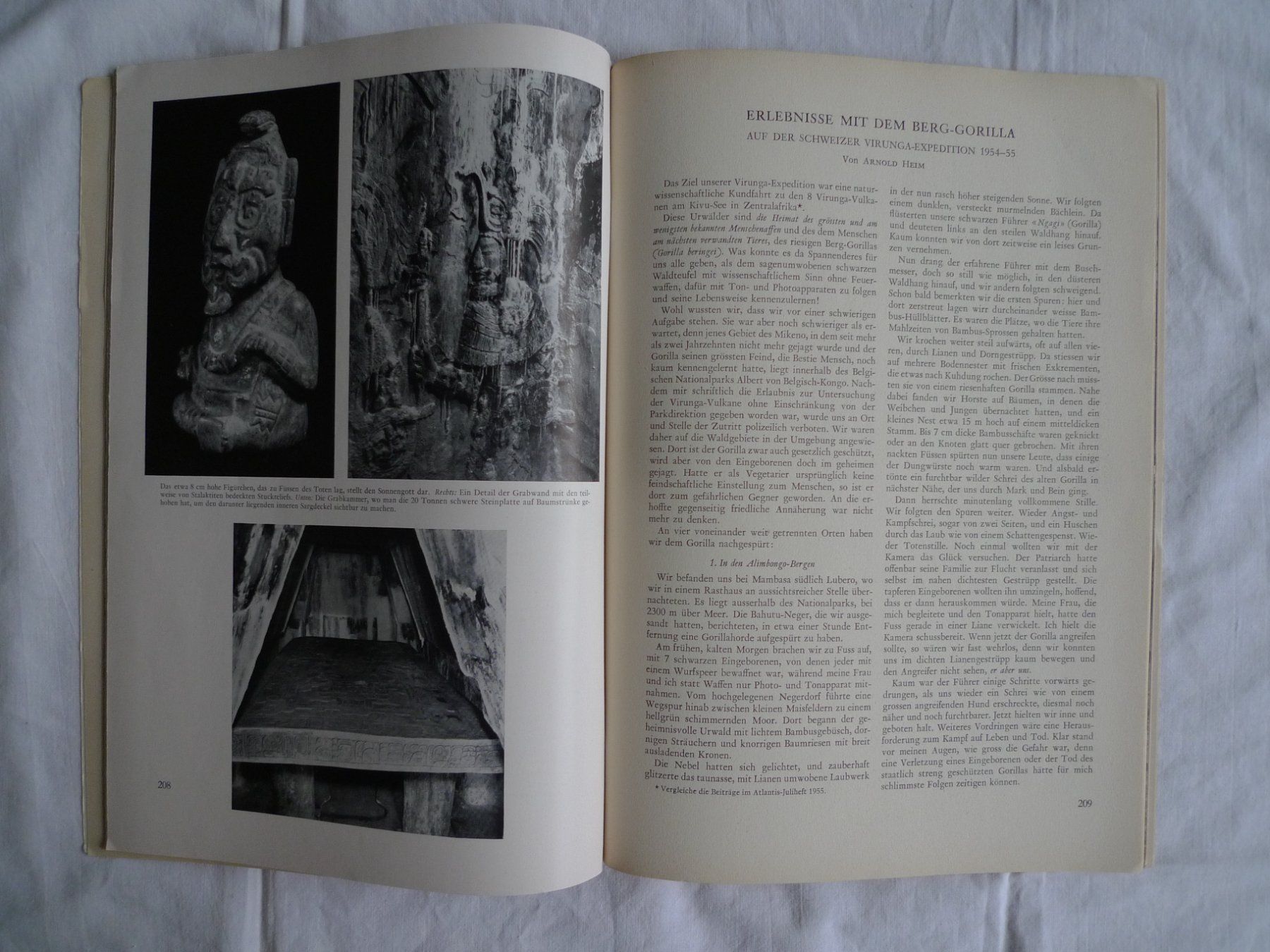 Riviste & Magazine: Zeitschrift Atlantis, Heft 5, Mai 1956 – Usato da Winterthur venduto da Sacramons 6