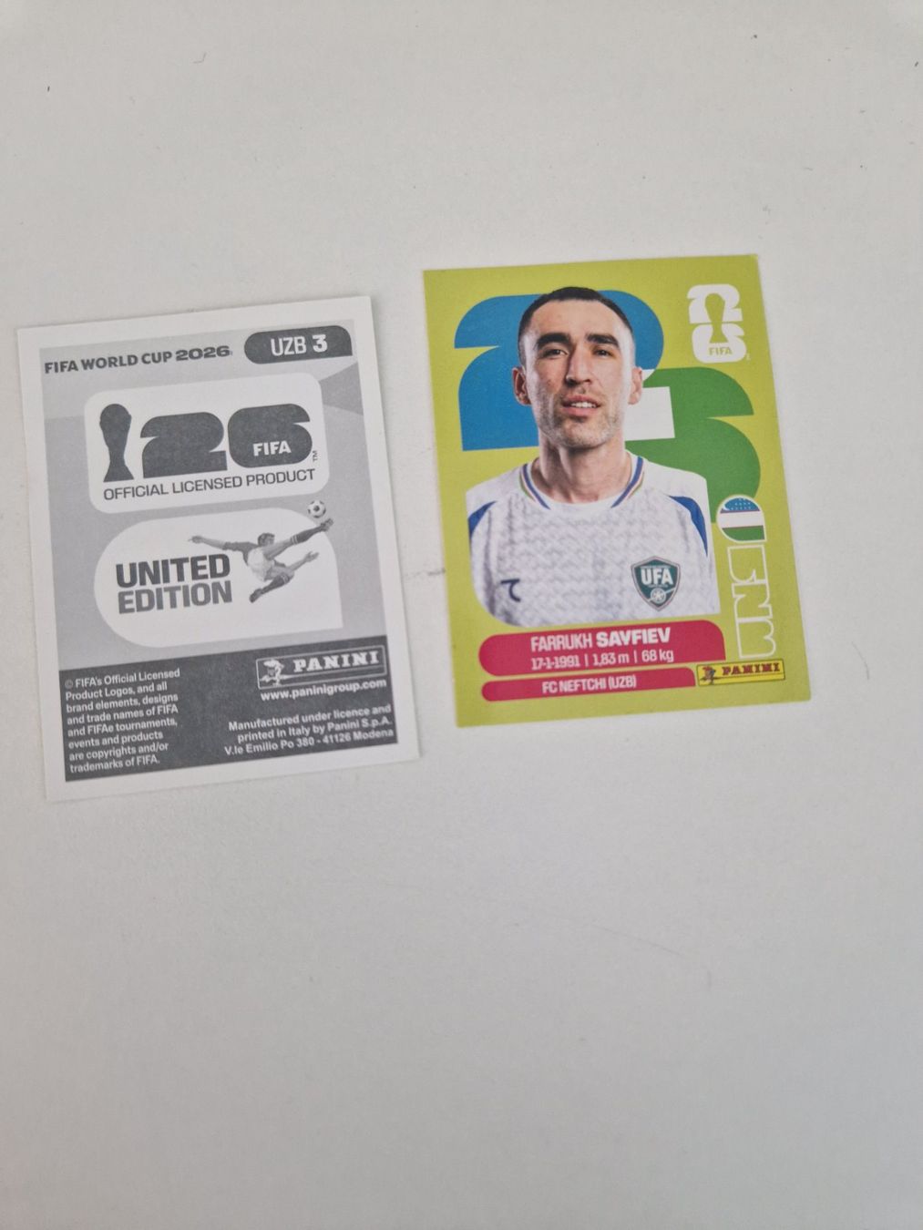 Panini Cartes à collectionner: Panini Sticker UZB3 – Neuf (Voir description) à Stüsslingen par white_angel86
