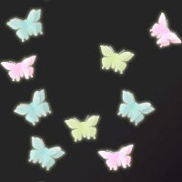 Autocollants muraux papillon fluorescent