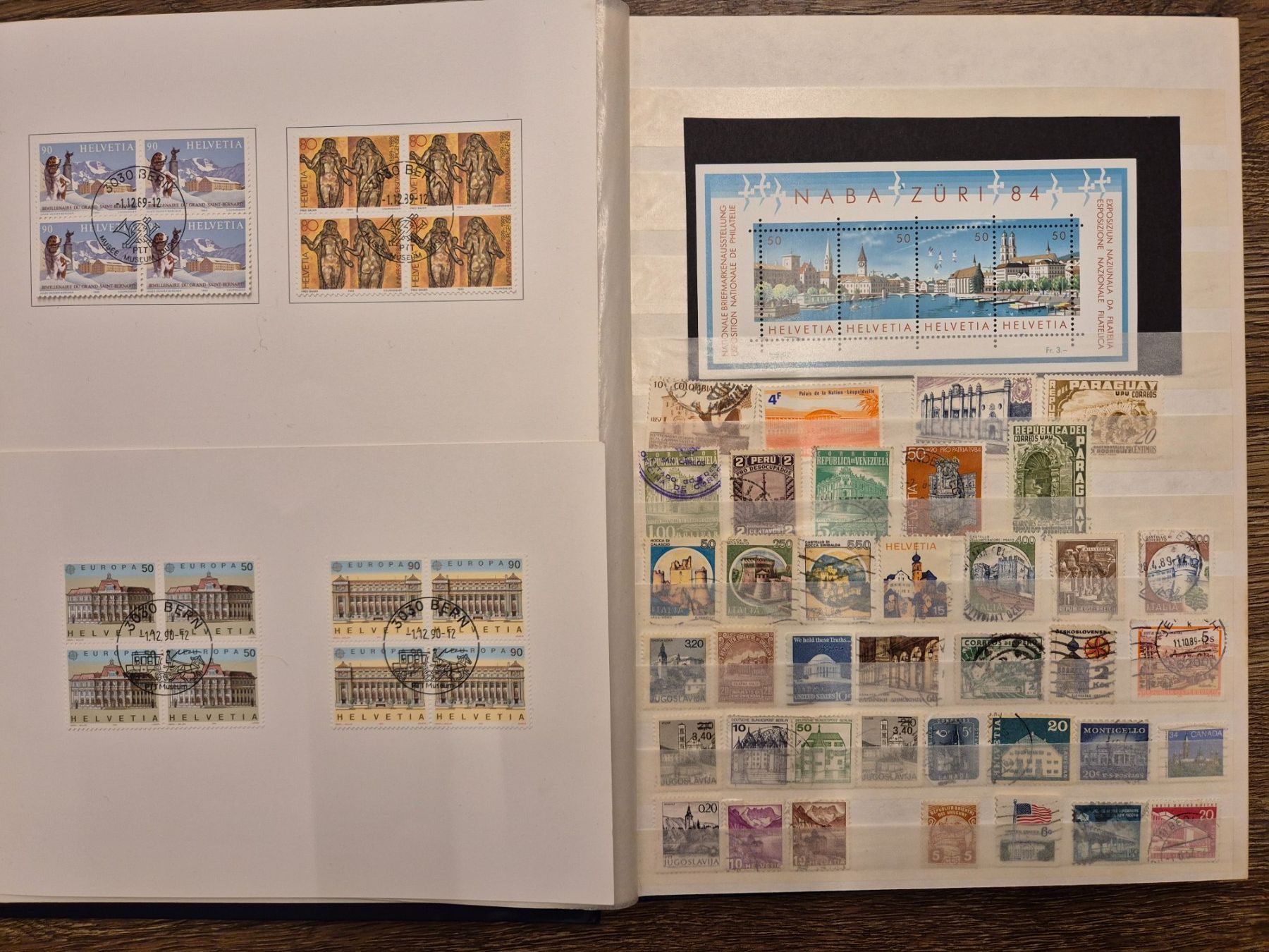 Tutti i francobolli: Briefmarkensammlung – Usato da Zäziwil venduto da Nadj23