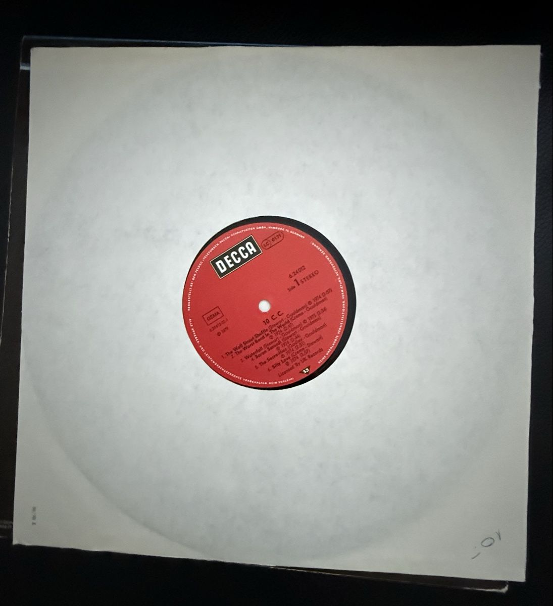 Schallplatten: 10 CC LP Schallplatte Decca Vinyl – Gebraucht aus Goldach von Donpancho 5