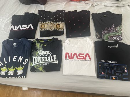 Lot de 8 T-shirts ado , Divers Modèles et Marques