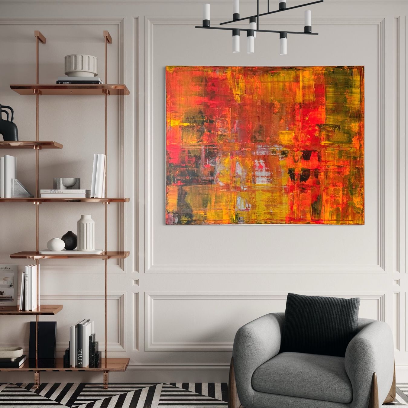 Dipinti: Einzigartiges Gemälde, abstrakte Kunst 150x120cm – Nuovo e nell'imballaggio originale da Berikon venduto da nimmo 3