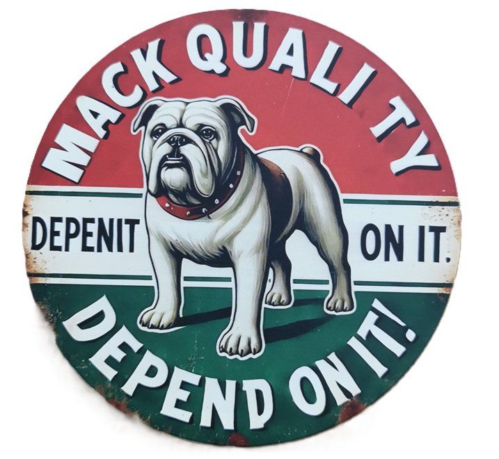 Insegne: MACK  - Blechschild  (neu/OVP) – Nuovo e nell'imballaggio originale da Wilen b. Wollerau venduto da morethanmusic
