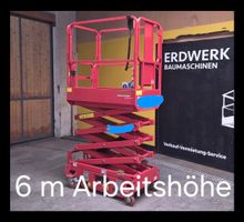 Neue Scherenarbeitsbühne 6m geprüft