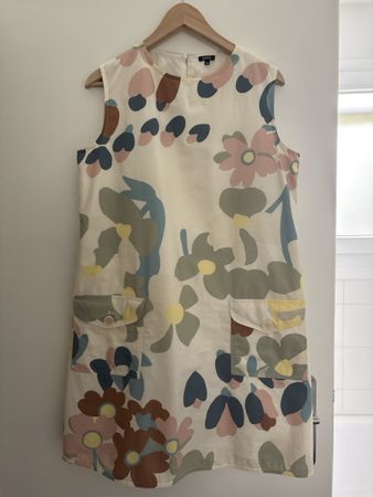 Kleid ASPESI Grösse 46 gemustert Weste guter Zustand