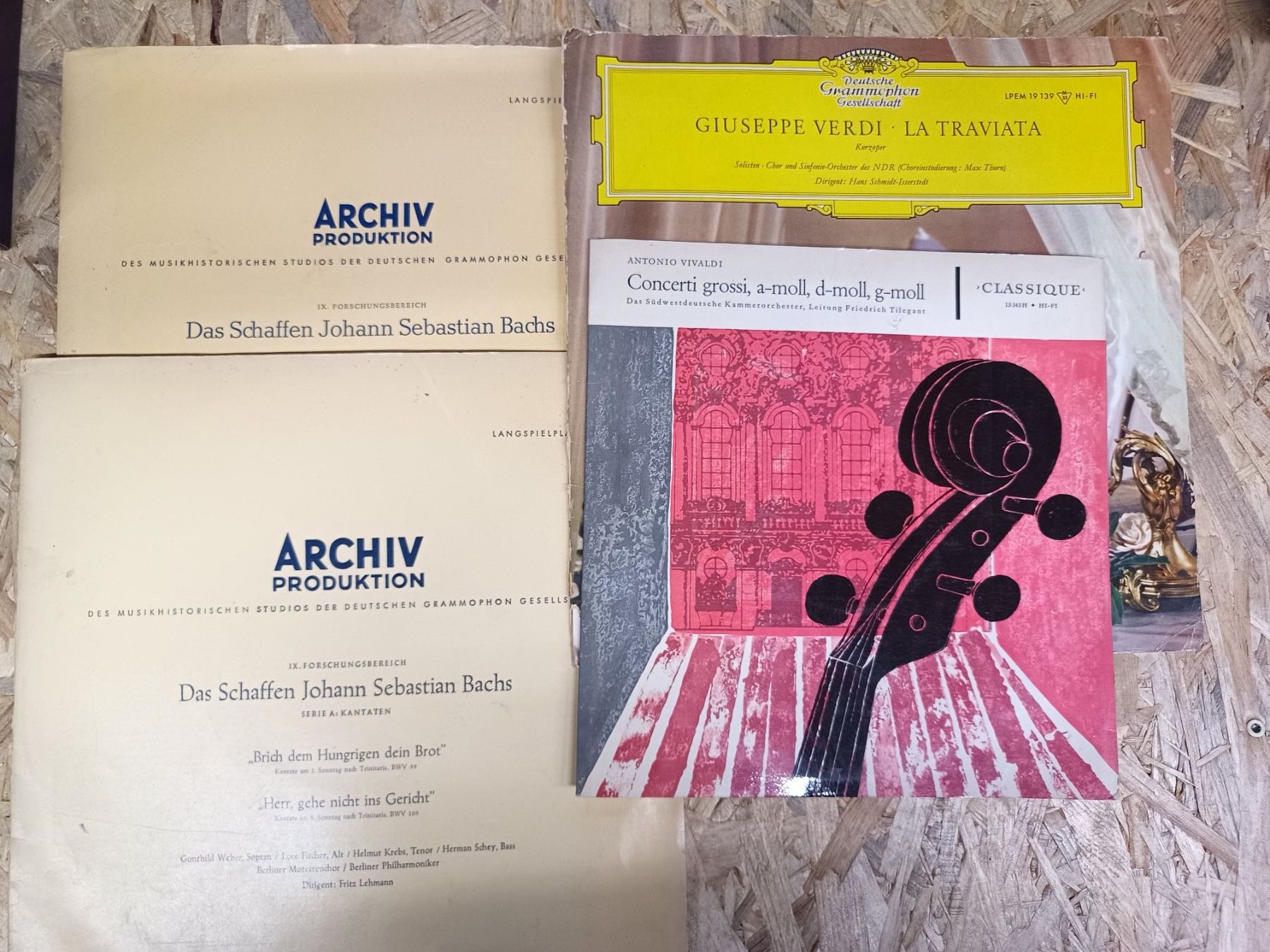 Dischi in vinile: Schallplatte Bach, Verdi, Vivaldi – Usato da Oberegg venduto da A-Z.Handel.Loehrer