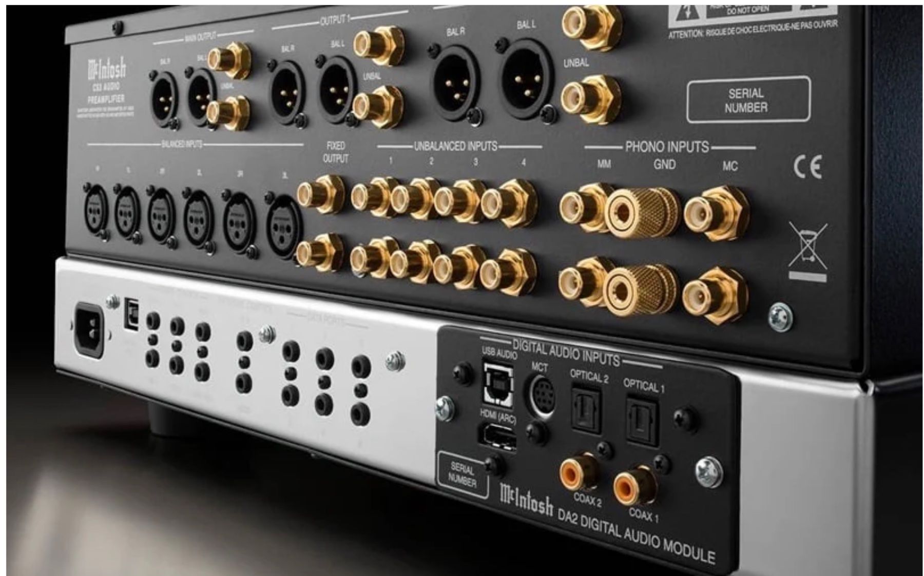 McIntosh Amplificatori: McIntosh C53 Audio Preamplifier mit DA2 Modul neuwertig – Usato da Worb venduto da hclass 4