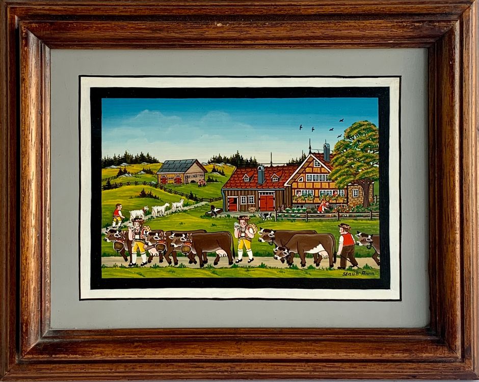 Anna Staub (1942) Appenzeller Gemälde Kaufen auf Ricardo