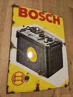 Alte Bosch Batterie, Emailschild, Vintage, Ultrarität!!