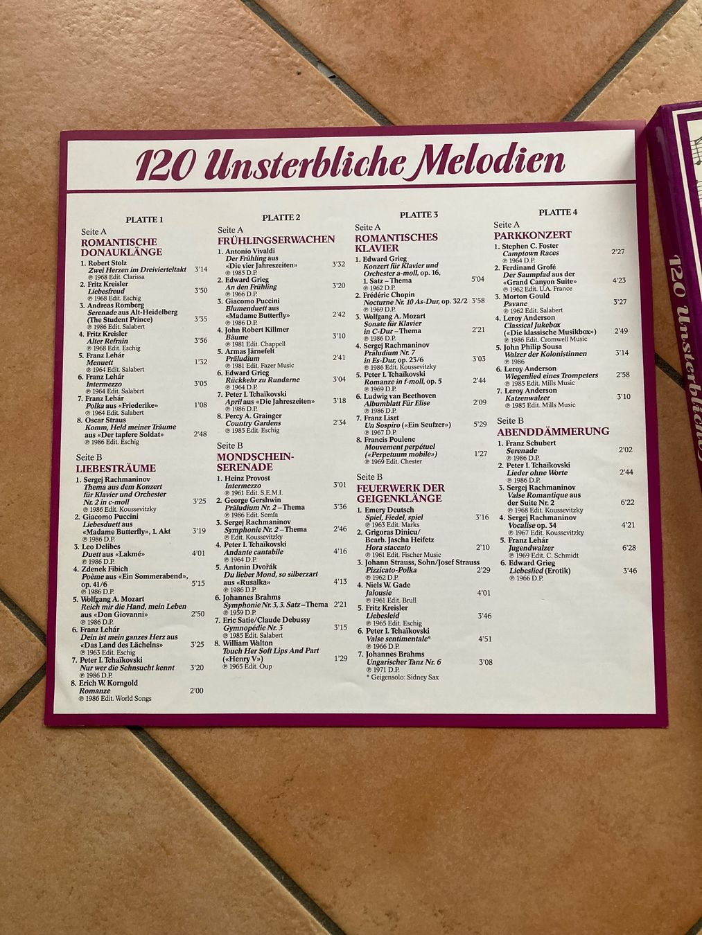Vinyles: 120 Melodien – D'occasion à Erlenbach ZH par Erlen 1