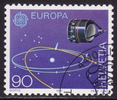 SBK-Nr. 813 (Weltraumsonde Giotto, Europa 1991) gestempelt