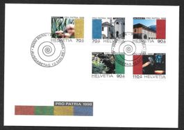 FDC Pro Patria Serie 1998 B259-B263 ET Bern 12.5.1998