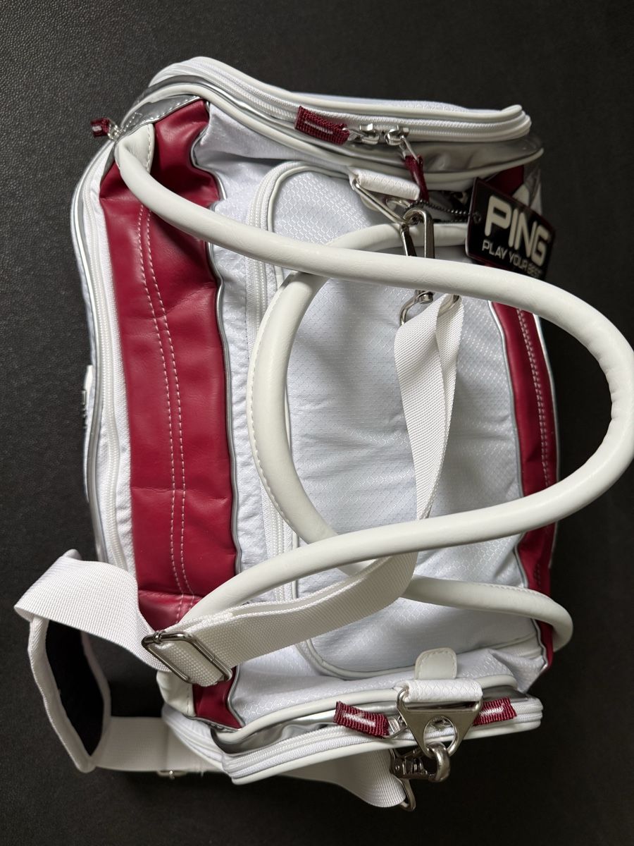 Borse da donna: New PING Ladies Golf Duffel Bag White Red Silver – Nuovo e nell'imballaggio originale da Horgen venduto da thesilverarrow 3