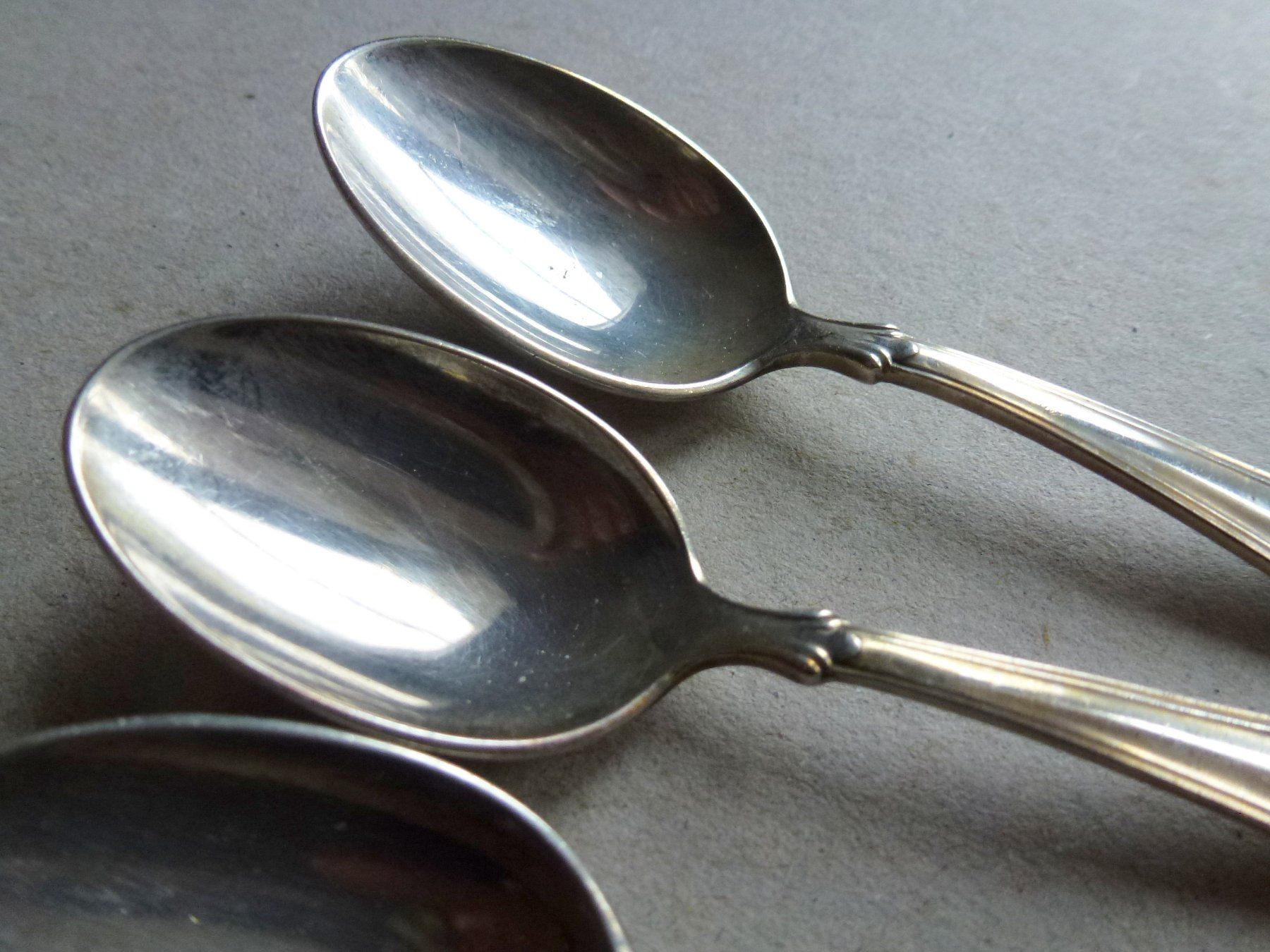 Löffel: SET mit 6 Stück Silber-Kaffeelöffeli aus 800er Silber – Gebraucht aus Walkringen von Casablanca777 2