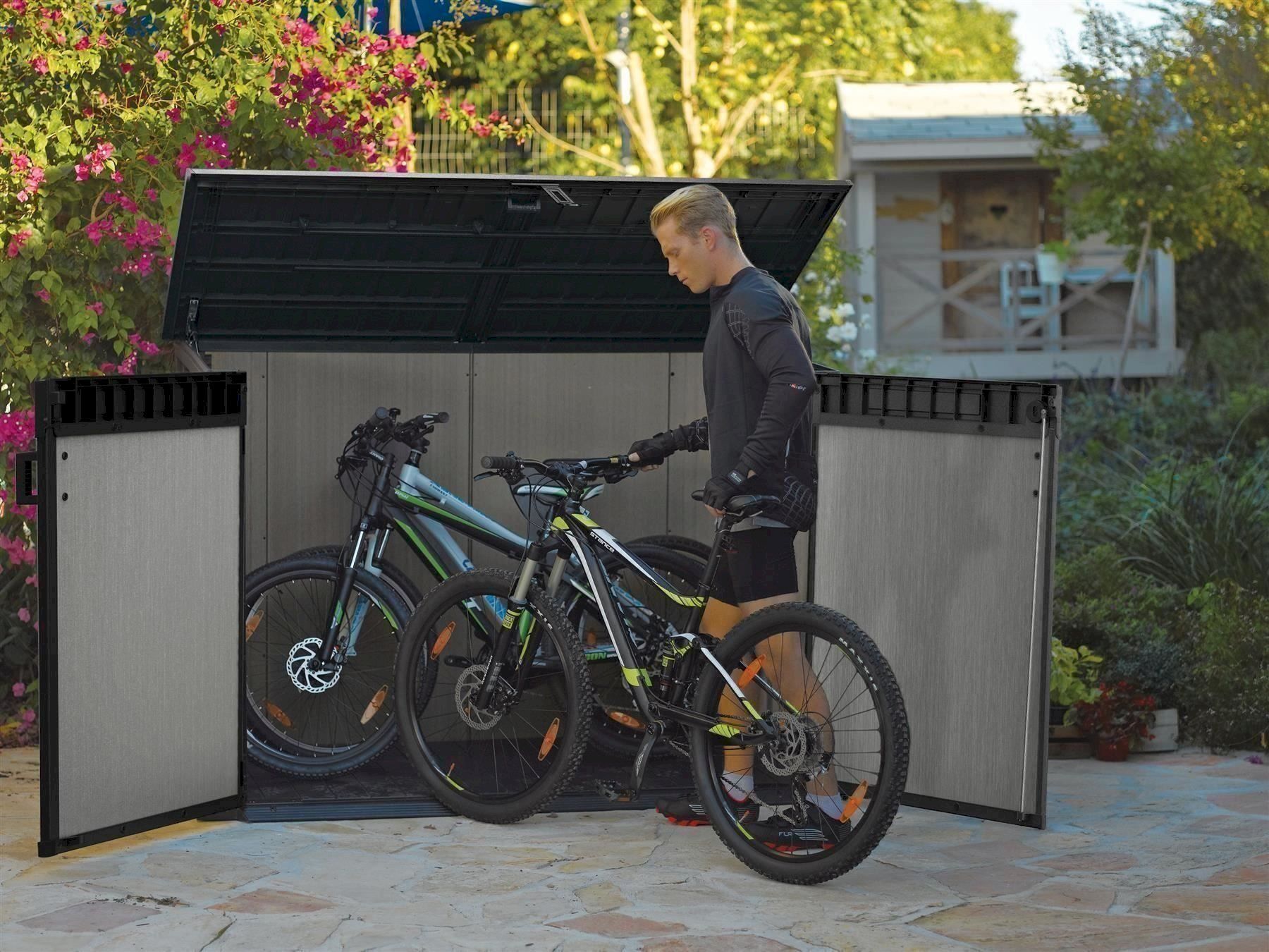 Keter Auflagenboxen: KETER GRANDE STORE Mülltonnenbox 2100 – Neu und originalverpackt aus Bottighofen von zaap 1