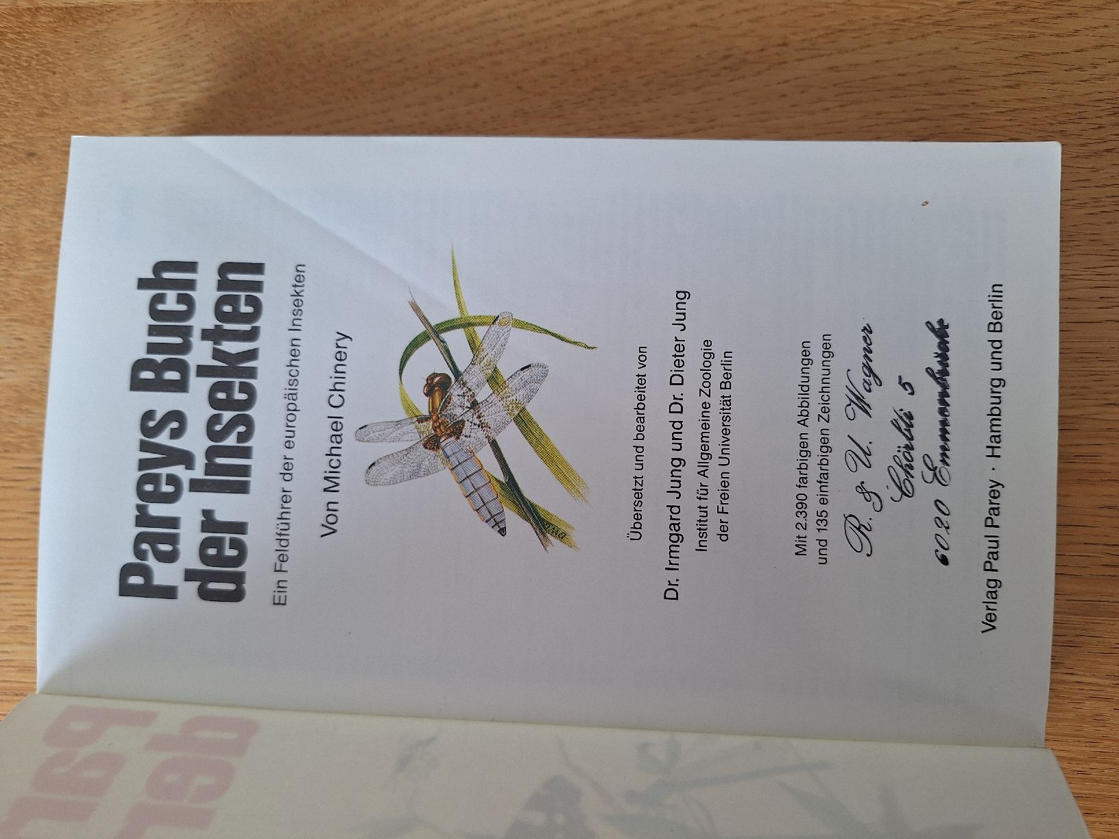 Libri: Pareys Buch der Insekten Michael Chinery  – Usato da Sempach Station venduto da Feuersalamander69 3