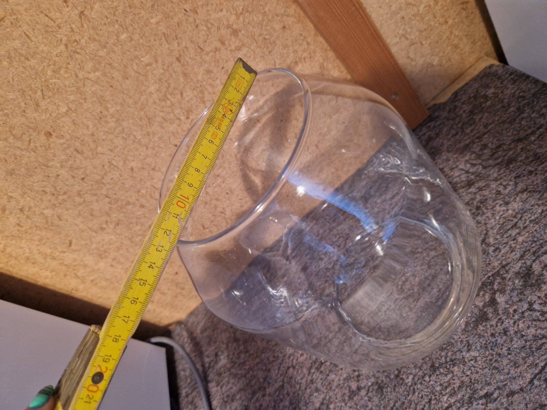 Vasi & Recipienti: Grosses Glas Klar Glas Vase Silas – Usato da Niederbipp venduto da Trude04 4