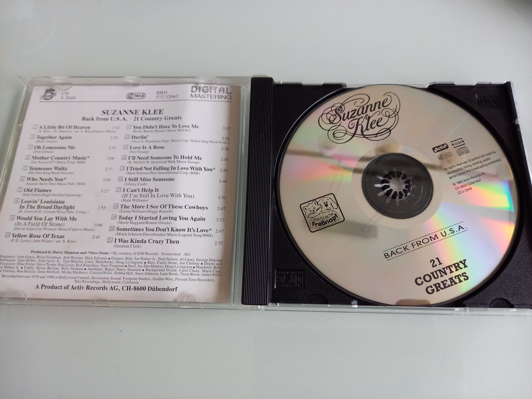 CDs: CD Suzanne Klee - 21 Country Greats – Gebraucht aus Unterengstringen von saraman 1