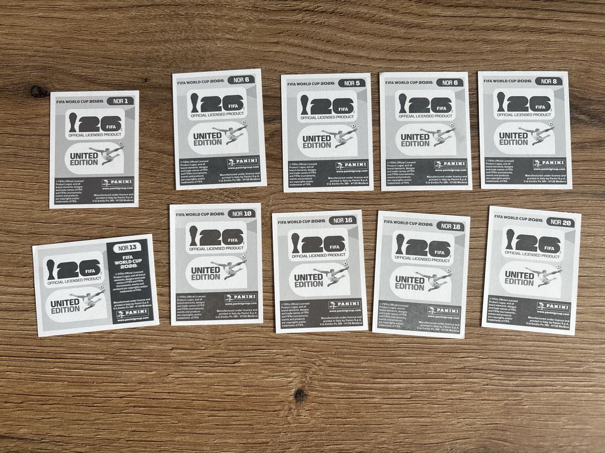 Panini Carte collezionabili: Panini WM 26 Norwegen Sticker  – Nuovo (secondo la descrizione) da Menznau venduto da Hetfield85 1