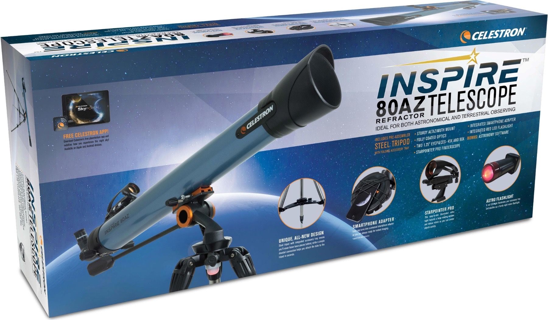 Celestron Telescopi: Teleskop Celestron Inspire 80mm AZ – Usato da Russikon venduto da Eulenfeder 6