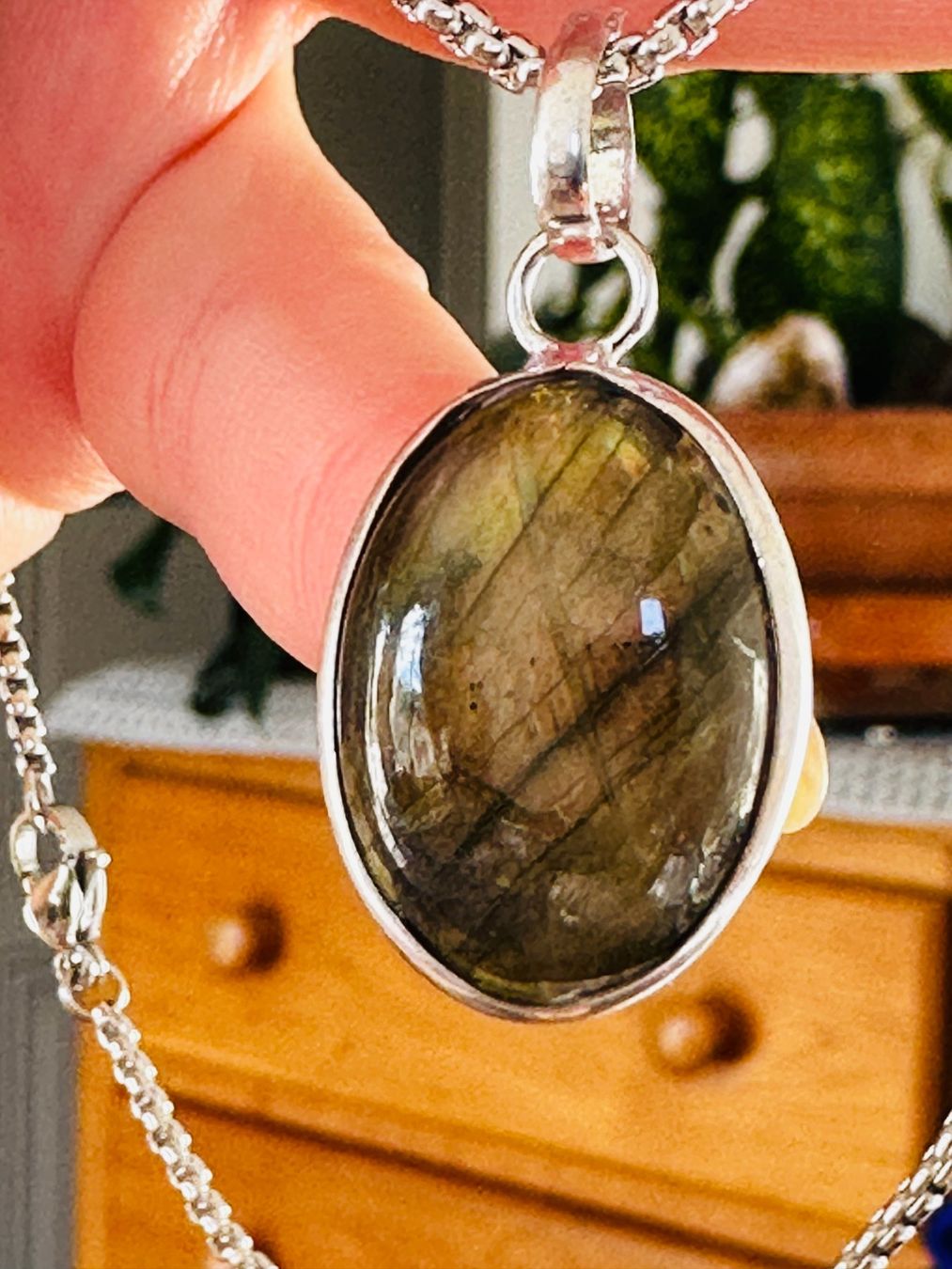 Catenine: Labradorite Gemstone Handmade Jewelry necklace – Nuovo e nell'imballaggio originale da Genève venduto da AGBERG 8