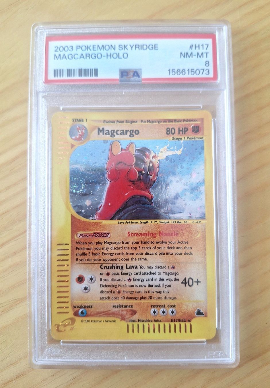 Pokémon Sammelbilder & Trading cards: Magcargo #H17 Pokemon Skyridge PSA 8 – Gebraucht aus Sugiez von eLCangri90
