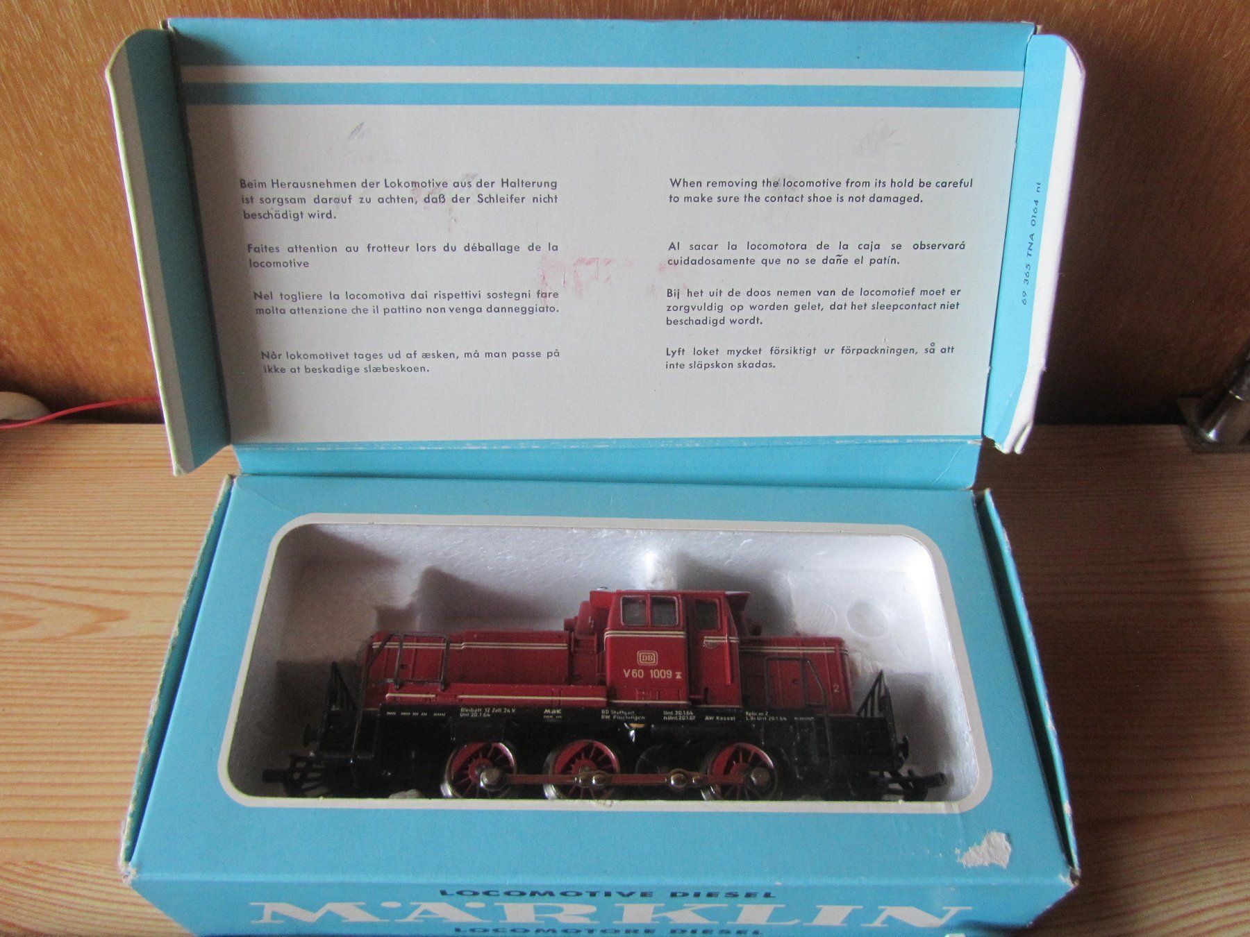 MARKLIN - Märklin, MOTOR DIESEL V60 1009, ESCALA H0/HO