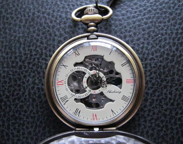 Orologi: Mech. Taschenuhr Victorian Steampunk – Nuovo (secondo la descrizione) da Schwanden GL venduto da UHRKNALL 2