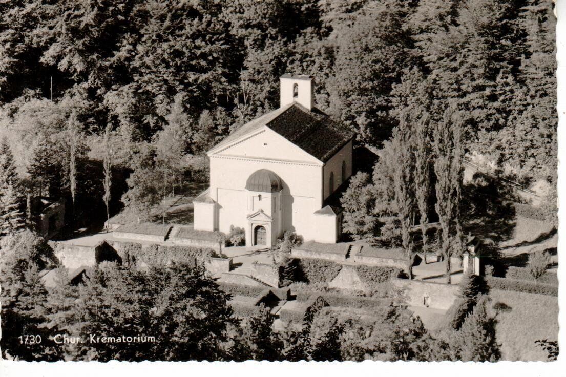 Ansichtskarten: Chur - Krematorium – Gebraucht aus Wolhusen von Curver9