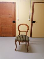 5 wunderschöne intakte Biedermeier-Stühle in Grün