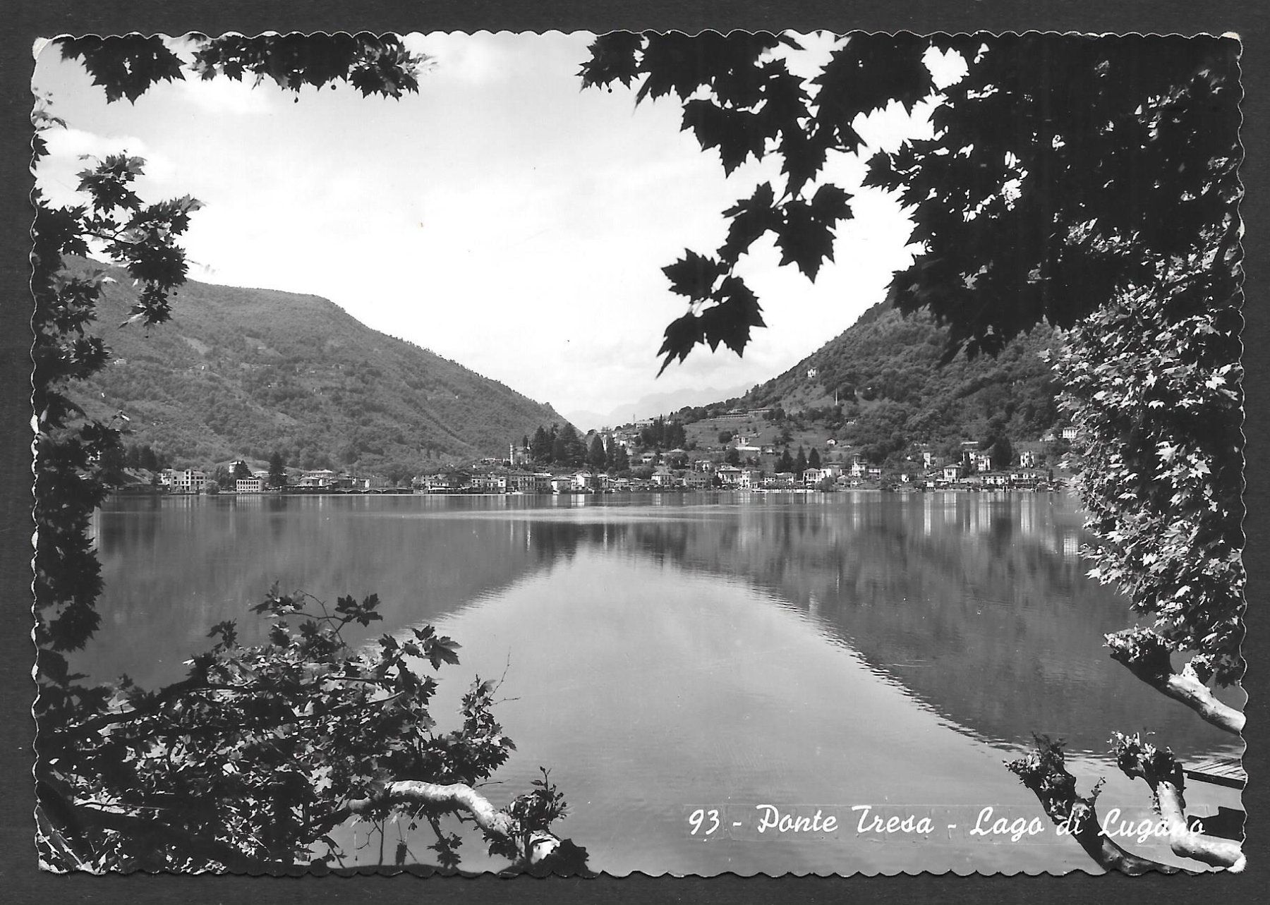 Cartoline postali: Ponte Tresa Panorama – Usato da Olten venduto da clotaldi