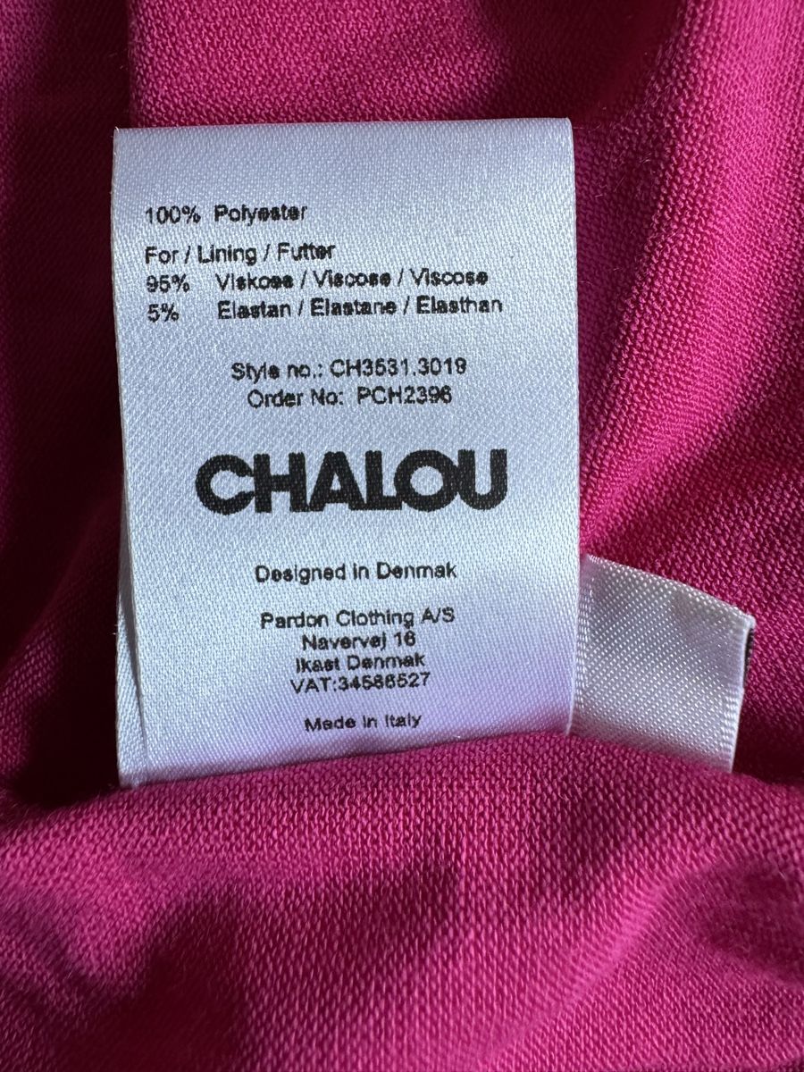 Kleider: Robe CHALOU plissée taille 42, magenta  – Neu (gemäss Beschreibung) aus Morges von sandy069 7