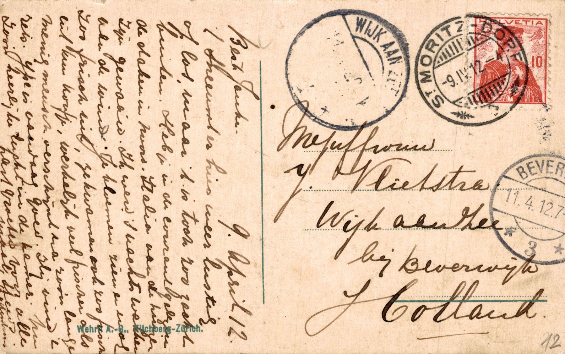 Ansichtskarten: Maloja "Ostria vecchia". Casa Segantini, Postkutsche – Gebraucht aus Bronschhofen von Astore 1