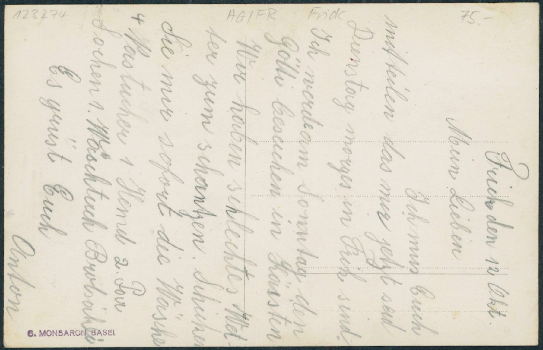 Cartoline postali: AG Frick – Nuovo (secondo la descrizione) da Schindellegi venduto da Jonathan77 1