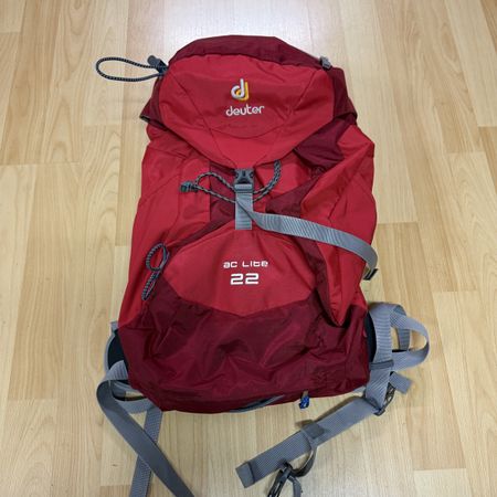 Wanderrucksack Deuter AC Lite 22 Liter rot gebraucht