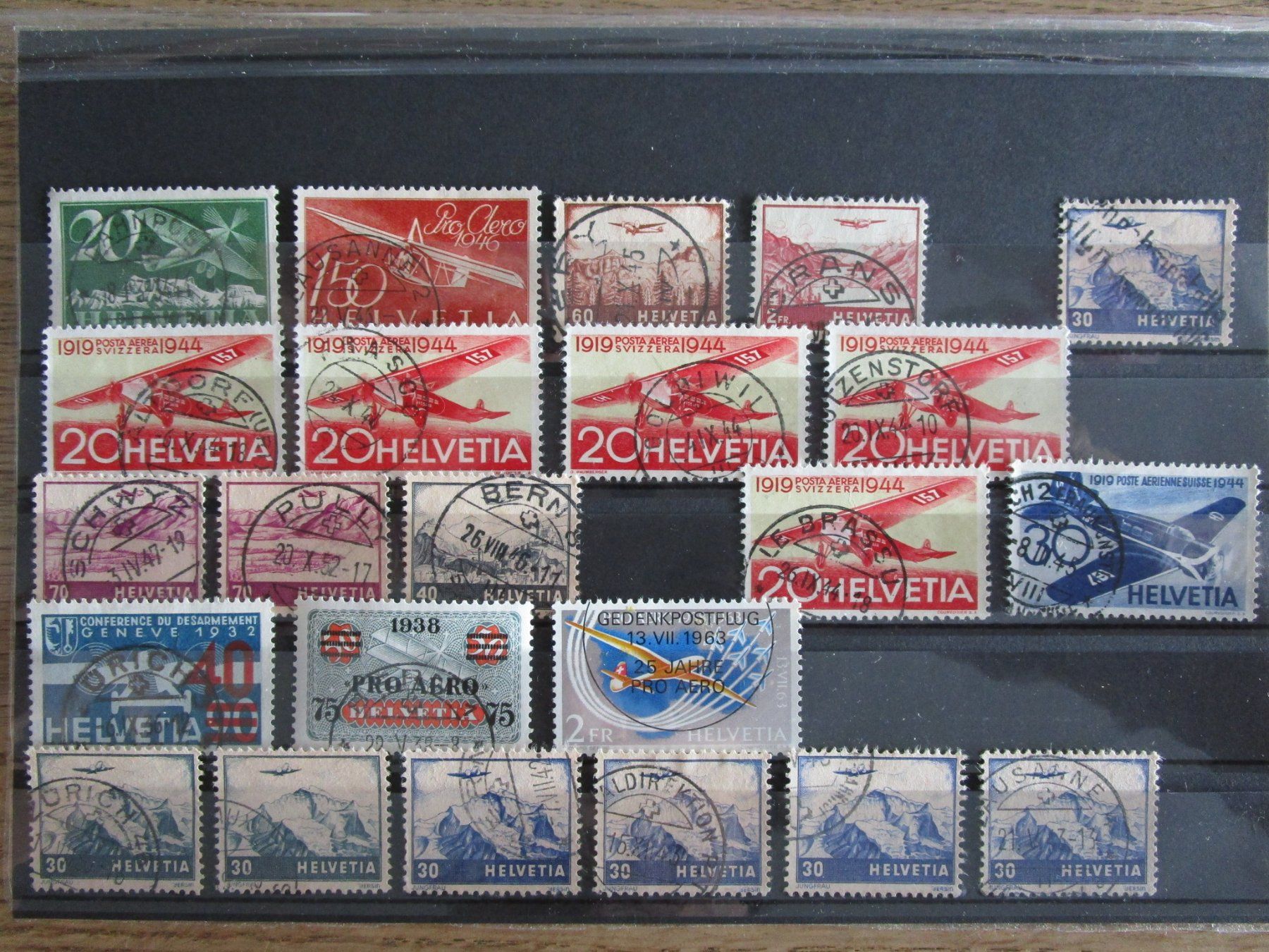 Tutti i francobolli: LOT Flugpost-Marken, saubere Stempel – Usato da Rubigen venduto da Menthe