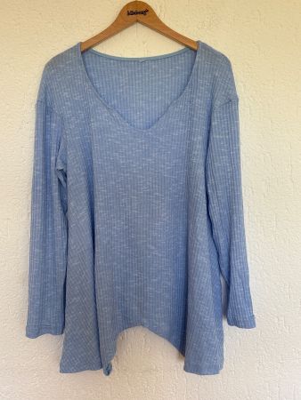 Hellblaues Shirt, Langarm, Gr. M Top Zustand!