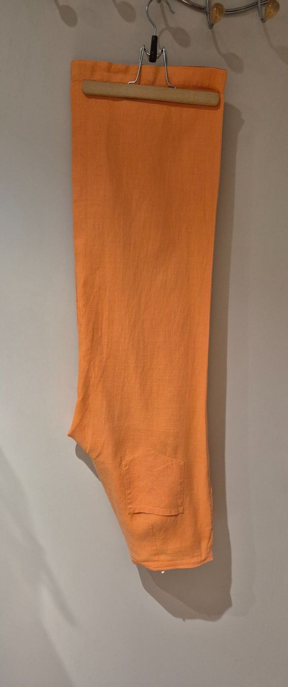 Pantaloni: Leinenhose orange Grösse 36 NADINE H. – Usato da Zürich venduto da Roberto040 3
