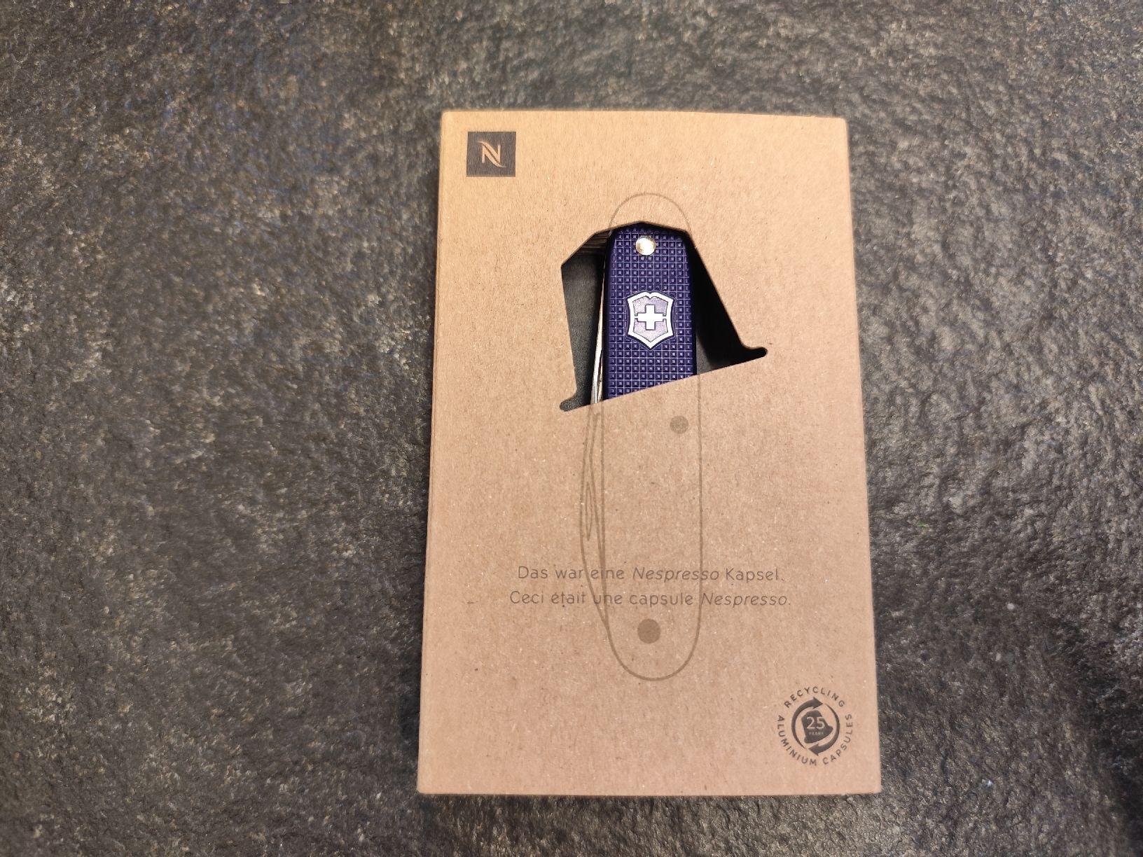 Victorinox Coltelli tascabile: Victorinox Nespresso Arpeggio – Nuovo e nell'imballaggio originale da Hellbühl venduto da 30R_R30