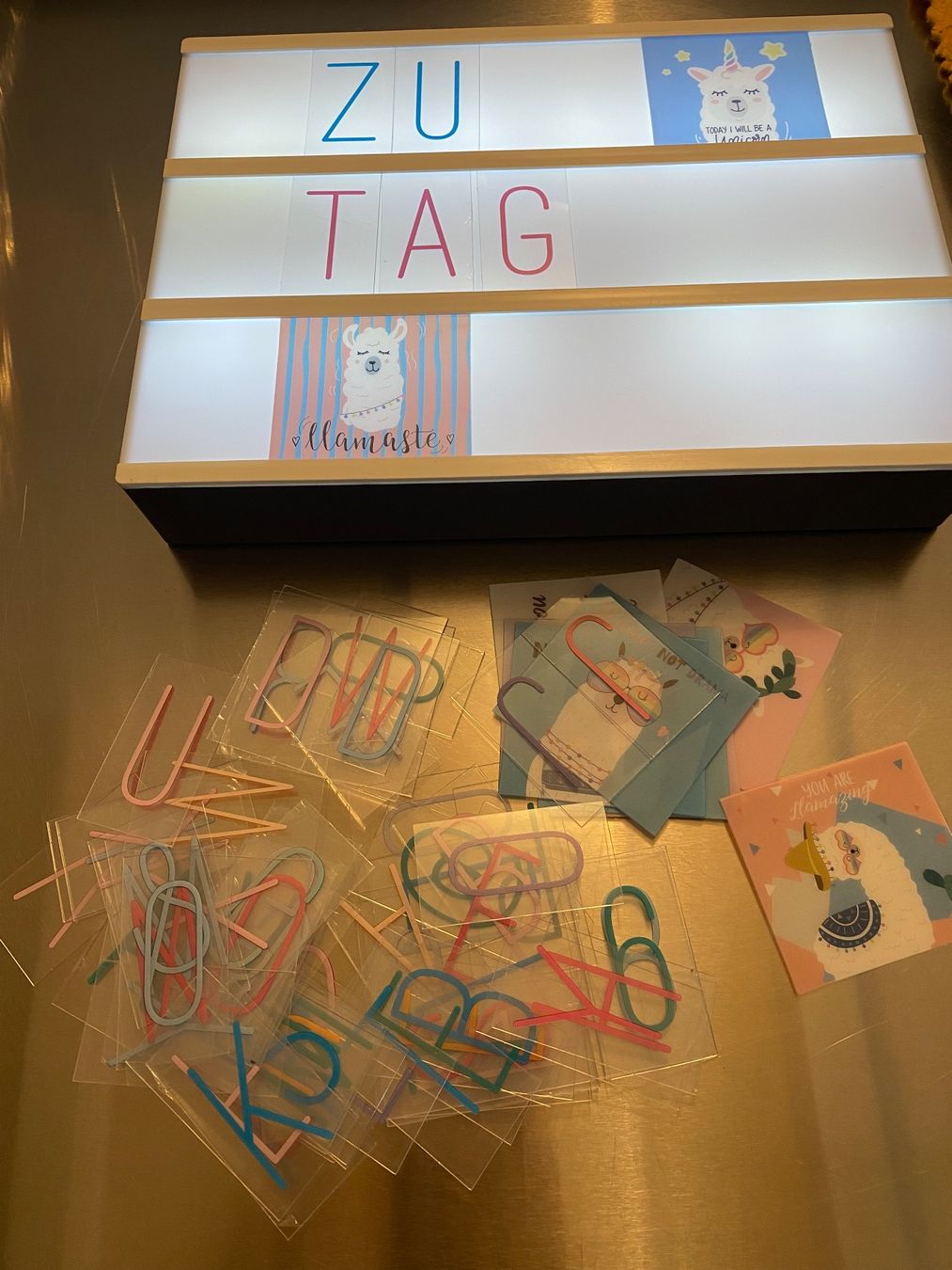 Migros Alle Dekorationen: Message Light Box – Gebraucht aus Winterthur von nor_qtg7 3