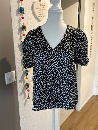 Shirt mit Muster von Vila Gr. 36