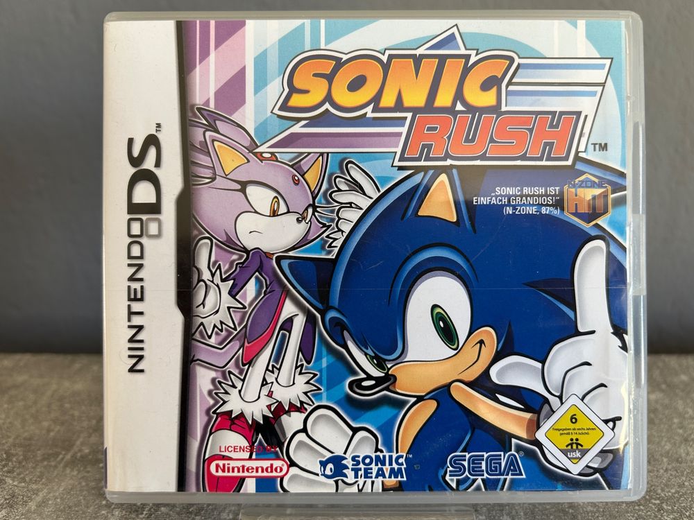 Jeu Sonic Rush Sur Nintendo DS – NTSC-J – État Comme Neuf – Action/Aventure