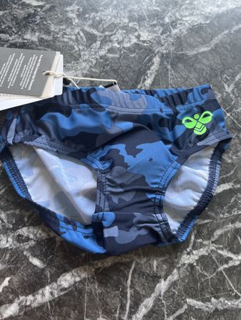 Neue Badehose Hummel Gr. 86-92 Camouflage Blau 🏖️