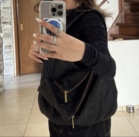 Schwarze LUPO Barcelona Metropolis GM Ledertasche